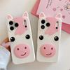 Husă de telefon Anti-cădere Desen Animat 3D Little Pony pentru iPhone 12/13/14/15/16 Pro Max