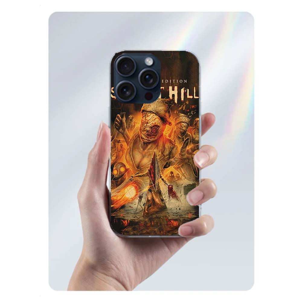 Games S-Silent Hill Clear Phone Case For Iphone 17 Air 16 Pro Max 15 Pro 14 Plus 17E 16E 11 13 12 Mini Cover Cases Fundas Cell T