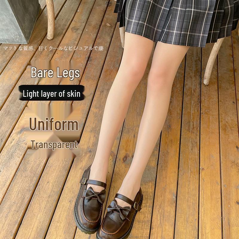 Spring & Autumn Women's Nude Anti-Snag Leggings - Thin, Natural Skin-Tone Pantyhose