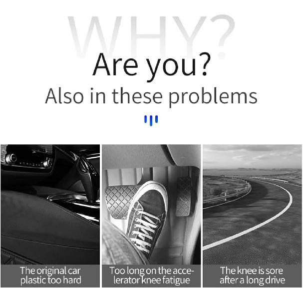 2PCS Car Door Armrest Pads,Soft Leather+Memory Foam Car Knee Pads For Arm Support&Protect Elbow And Knee,Universal Car Elbow Pads Car Accessories