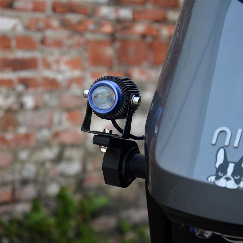 Niu U+ Electric Vehicle Headlight Bracket: External Extension Tube Clamp for Motorcycle Spotlight