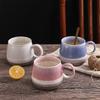 500ML Large Ceramic Coffee Mugs Pottery Tea Cup for Office and Home Hot Cold Drinking Stylish Texture Glaze Mug