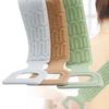 Long Strip Silicone Body Scrubber Double-Sided Back Washing Brush  Shower Bathing