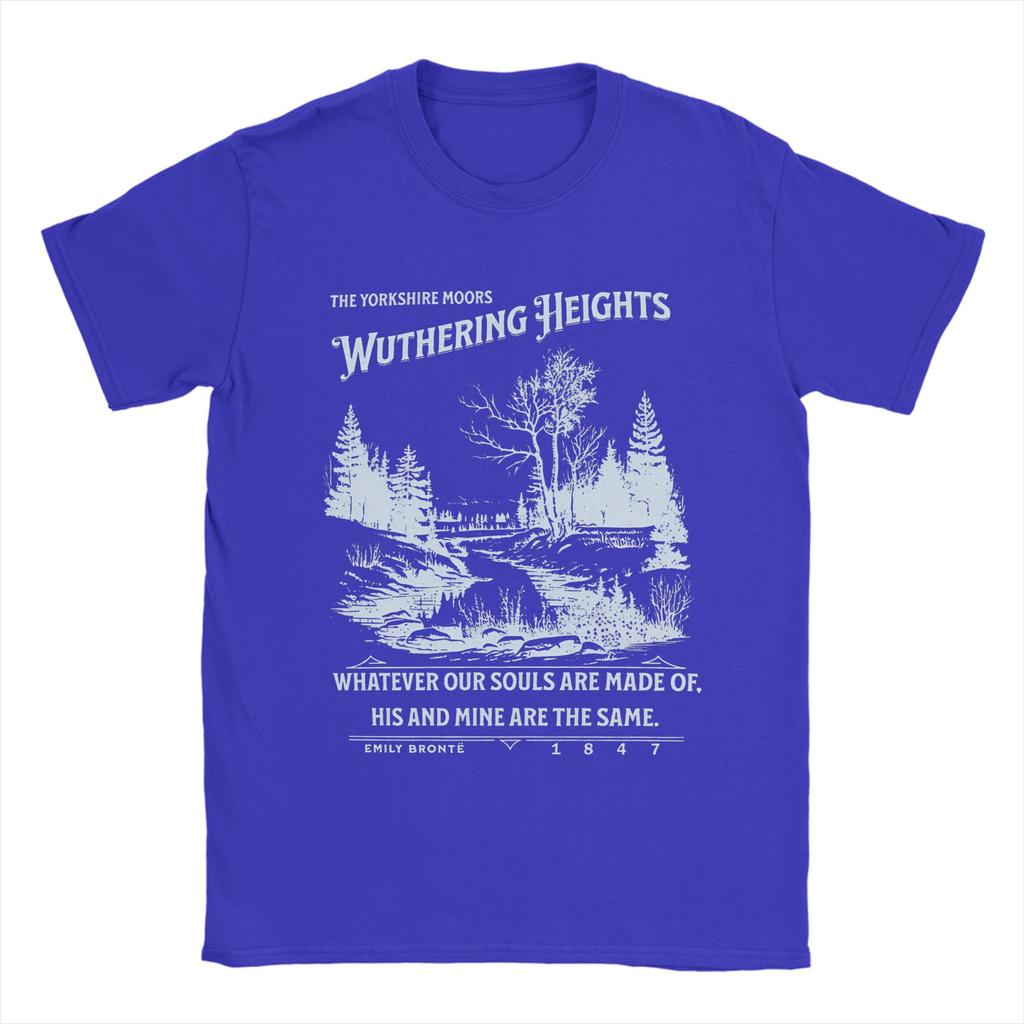Wuthering Heights T Shirt Summer Vintage Book Cotton T Shirts For Unisex Trending Casual Tee Shirt ShortSleeve Y2K Casual Tops