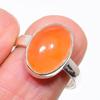 Carnelian Gemstone 925 Sterling Silver Jewelry Ring Size Adjustable KJ-390