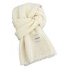 Fashion Keep Warm Cross Scarf Woolen Korean Style Knit Scarf Thicken Vibes Neck Scarf Women