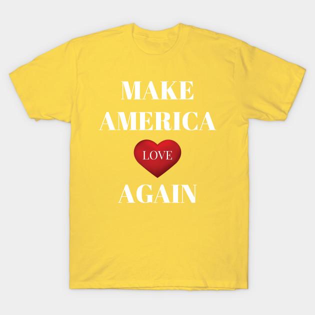 Unisex Fashion TShirt Make America Love Again Print TShirt Plus Size S-5XL T-Shirt 100%Cotton Tops O Neck Short Sleeve Tees