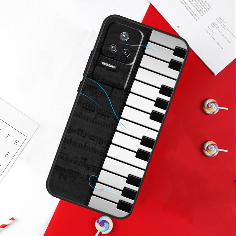 Piano Keys Keyboard design Cover For Xiaomi 13T 11T 12T 14T Pro 13 14 15 Ultra POCO X7 Pro X3 X5 X6 F5 F6 M6 Pro Case
