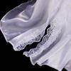 Kapuzen-Kopftuch mit Spitzenrändern Weiches Organza-Material Elastische Nackenpassform Sonnenschutz Winddichtes Schal-Tuch