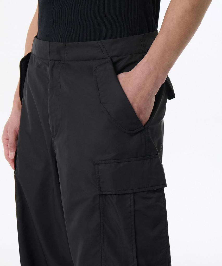 Musinsa Standard Fluid Parachute Cargo Pants [Black]