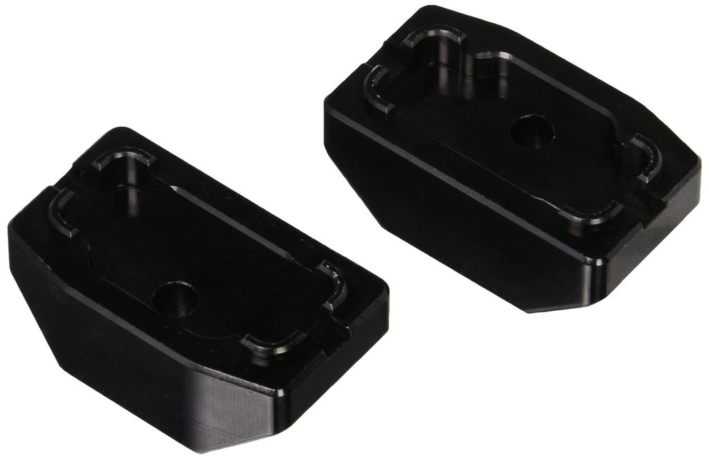 Kitaco 519-1452950 Chain Adjuster Cap, Grom (JC92), Dax 125 (JB04), Aluminum Anodized Finish, Black