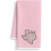 Pink Coquette Bow Leopard Giraffe Kitchen Towels Set of 2, Leopard Giraffe Decor Hand Towels for Bathroom, Pink Dish Tea Towels for Kitchen, Coquette