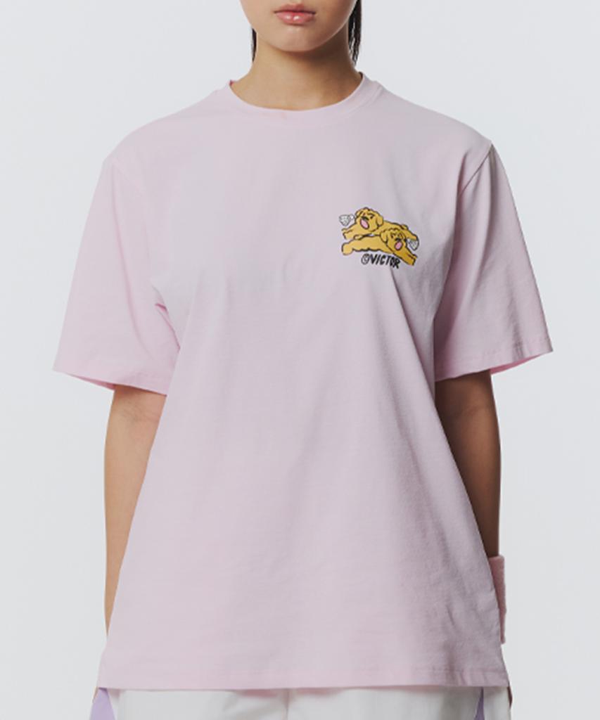 Bigteo Happy Shuttle Badminton Unisex Oversized T-Shirt (Vt26Ato207U)