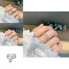 Schicker 925er Silber Ins Mode Retro Verstellbarer Ring Für Frauen Perfektes Geschenk Für Feiertage