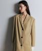 Voef Cadel Wool Single Coat (Beige)