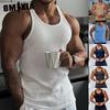 Men's Fashion Casual Solid Color Print Sleeveless Blouses & Shirts
