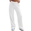 Pantalon de survêtement à jambes larges pour femmes, pantalon de survêtement ample à cordon de serrage à la mode