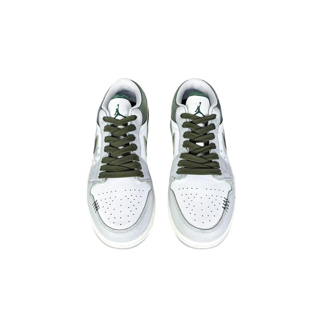 Jordan Air Jordan 1 Maris Sal Bubbles, Ji Mu Abrasion Resistant Abrasion Resistant Low Top Vintage Basketball Shoes FQ7687-300(Team528-)