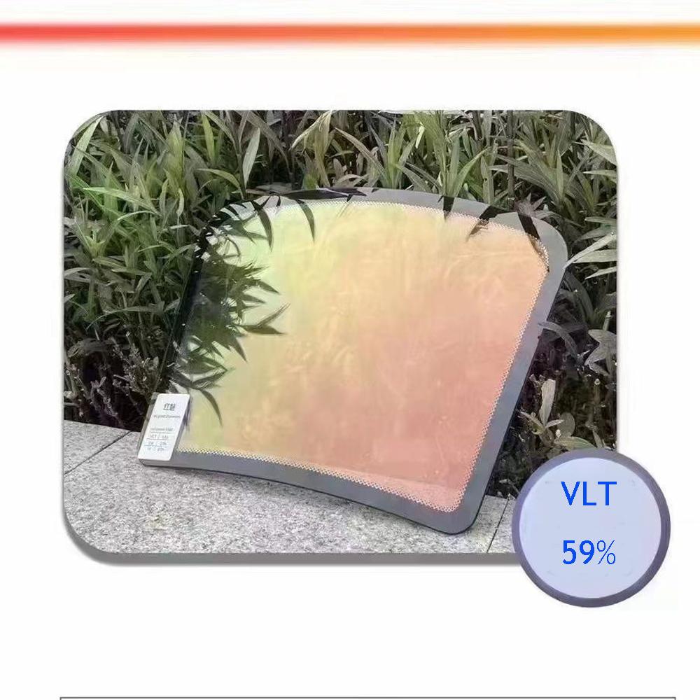 50x300cm VLT 59% Red Copper Chameleon Car Side Window Tint, Red Gold Green Color Change Tinting Foil Solar Protection Film