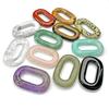 Hollow Out Natural Stone Pendants 25X40MM Lapis Amethysts Quartzs Gems Mineral Pendant for Jewelry Making Diy Necklaces Earrings