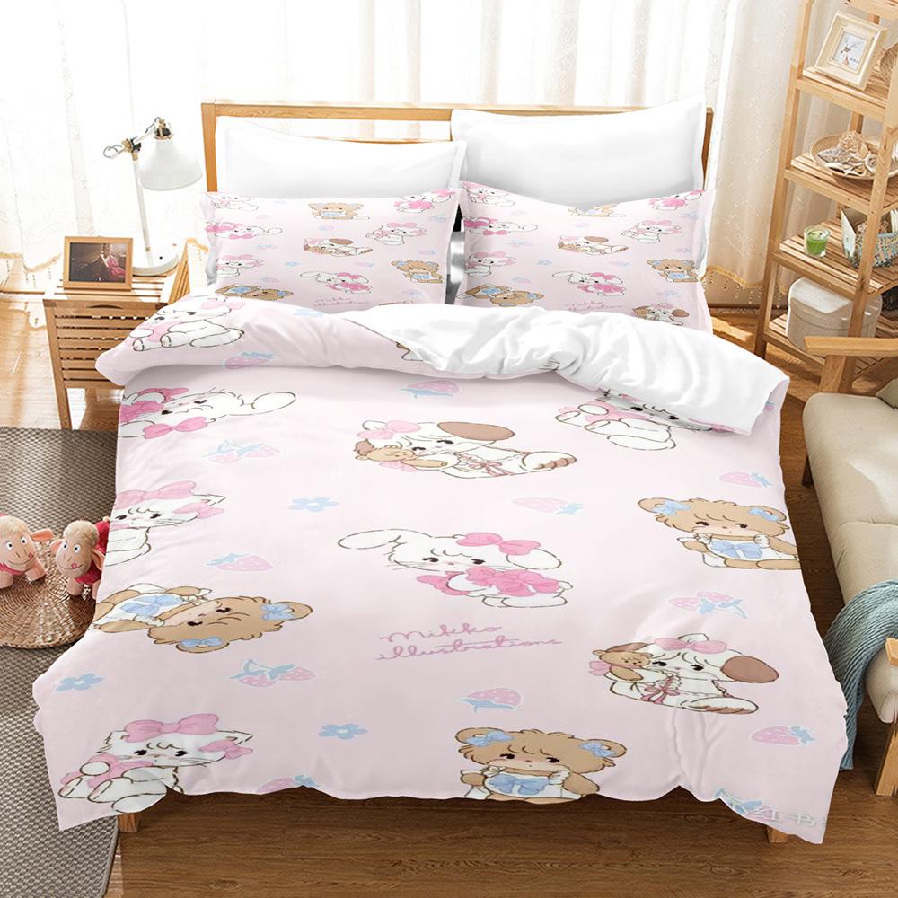 Three-Piece 3D Digital Printing Home Textile