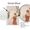 Vintage Lady skandinavisches minimalistisches Boho-Wandkunst-Leinwandgemälde, nordische Poster und Drucke, Bilder für Wohnzimmerdekoration