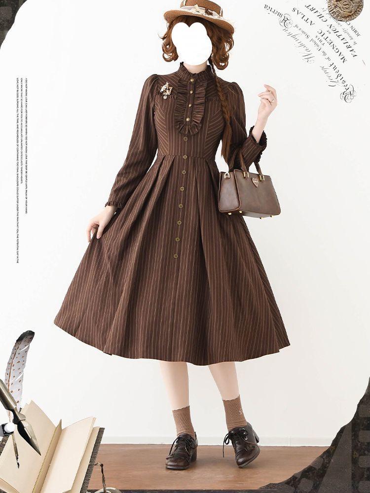 Retro Französischer Stil Sternennacht Taillenbetonierende Weste & Klassisches Kleid Set