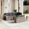 VidaXL Garden Lounge Set with Cushions 11 Pcs, Patio Sofas, Patio Furniture Set, Outdoor Furniture, Grey 3228910