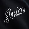 Anta Fleece Trendy Casual Sports Pullover Hoodie Unisex hoodies Black 972618704N-5
