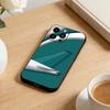 Airplane Pattern  Phone Case For iPhone17,16,15,14,13,12 Plus,Max Soft Silicone Black Cover