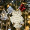 20/30/40 Owl wood Cut pieces, DIY handicrafts, blank wooden ornaments with holes Party decorations, holiday gift decorations