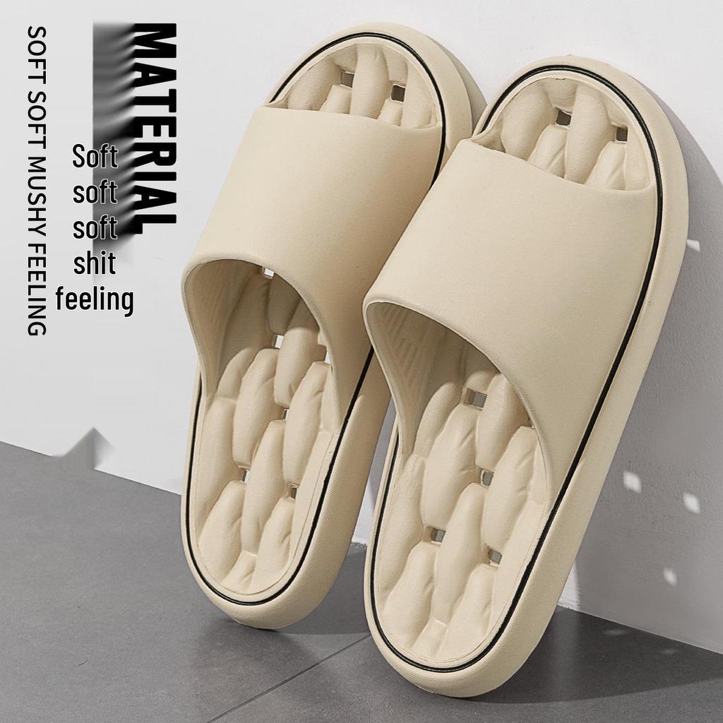 Jieliya Non-slip Water-draining Bathroom Slippers for Men & Women