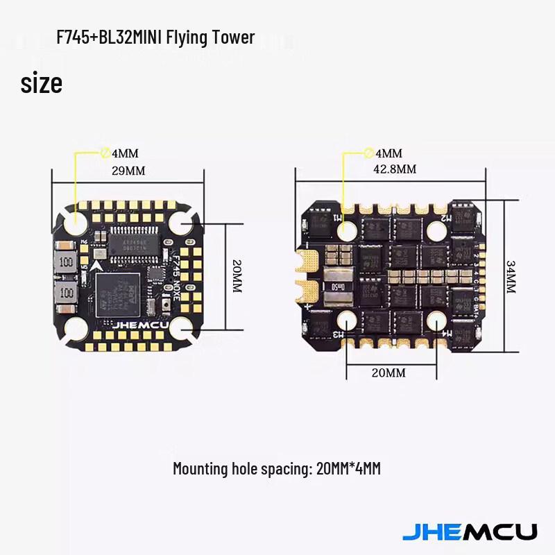 Skywing Mini 60A AM32 4-in-1 FPV Racing ESC