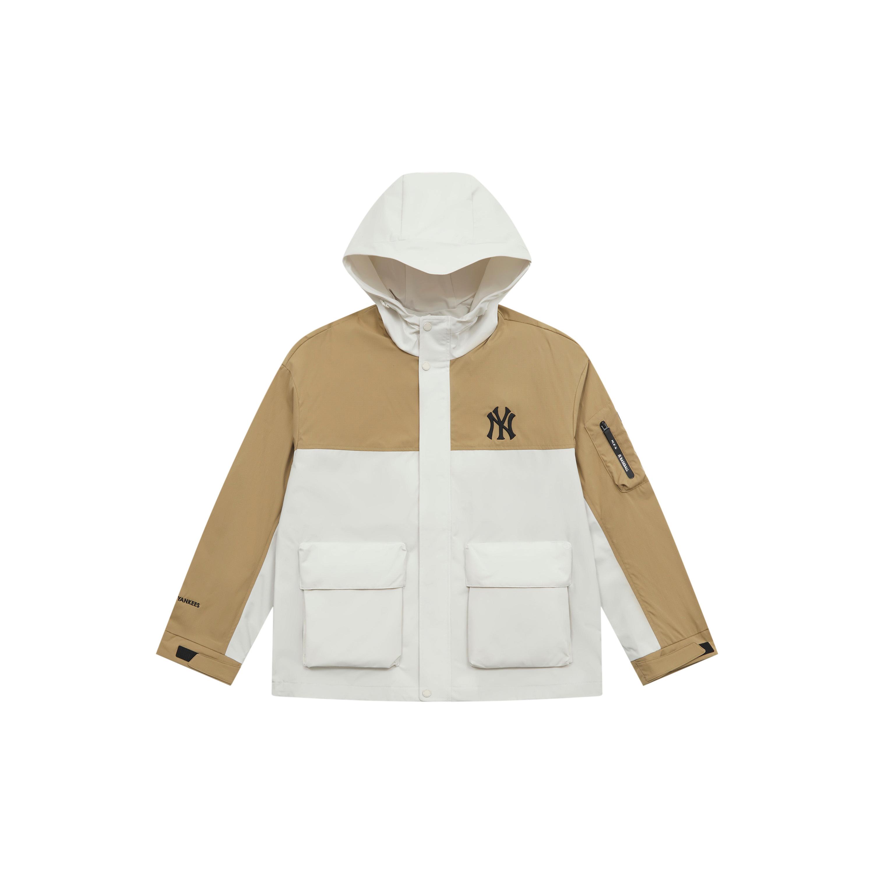 

Новая ветрозащитная куртка MLB New York Yankees Basic Collection SS25 Унисекс Белый/Хаки 3AWJB0551-50CRM L