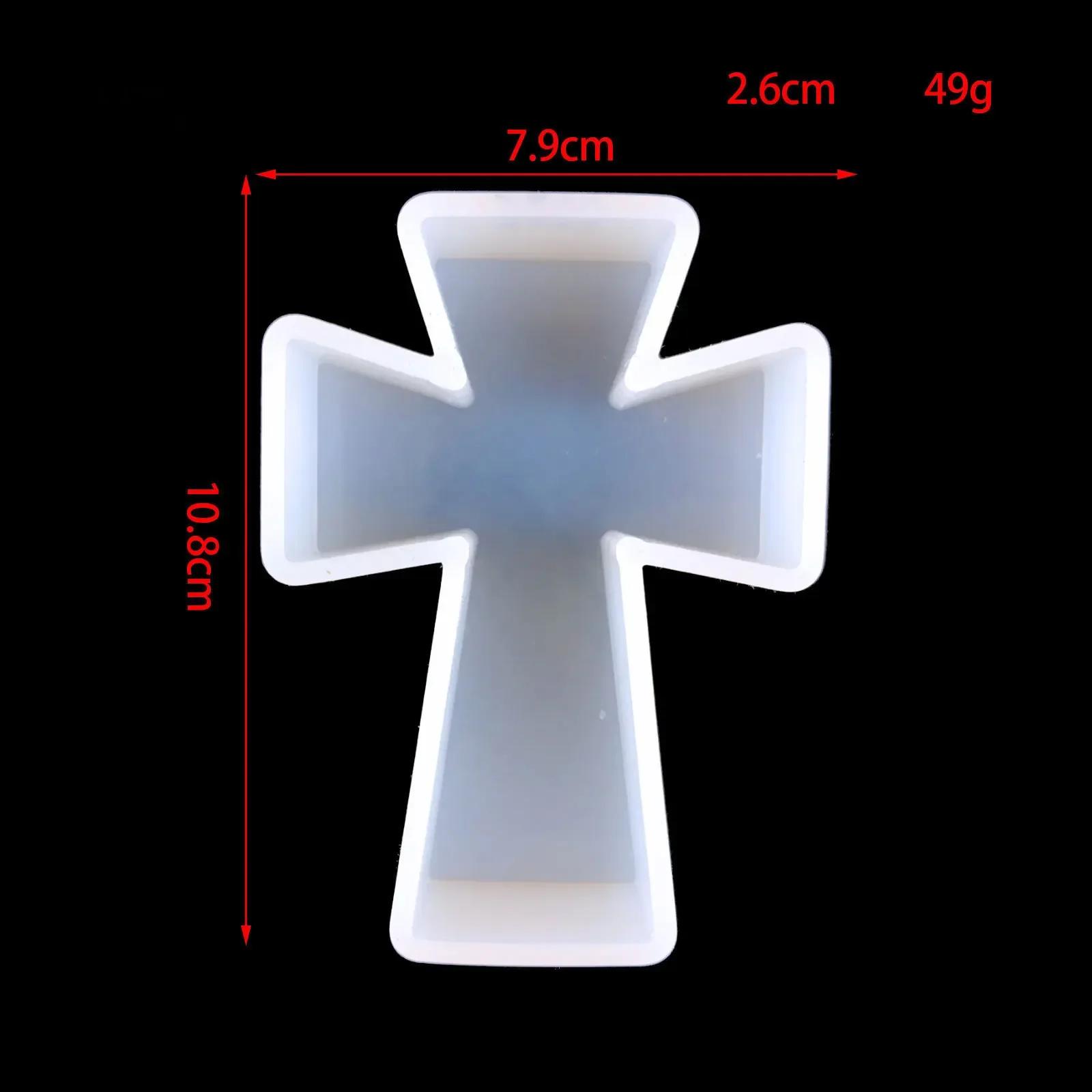 

2026 Latest Models DIY Cross Silicone Mold High Quality for Handmade Candle Soap Plaster Epoxy Resin Versatile Moulding Tool