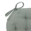 Cuscino per Sedia Anjali 38 Cm Rotondo Verde Cotone
