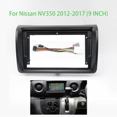 9 Inch Adapter Android Dash Fitting Panel Kit Car Radio DVD Player Fascias Frame For Nissan NV350 2012-2017