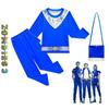 Kids 3 Zombie Cosplay Costume Jumpsuit Bag Halloween Outfits Carnival Party Suit