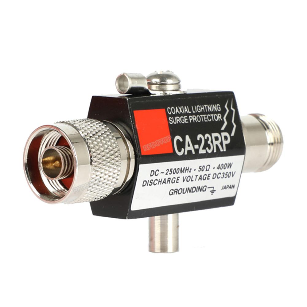 CA-35RS PL259 UHF Male To SO239 UHF Female CA-23RP N M To N F Radio Repeater Coaxial Anti-Lightning Antenna Surge Protector