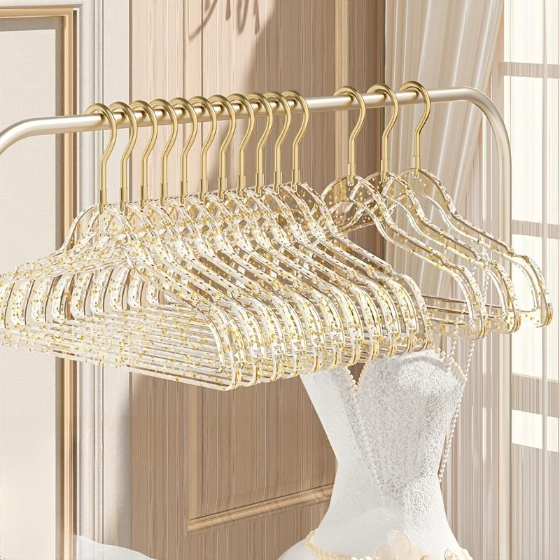 10Pcs Non Marking, Anti Shoulder, Durable Household Clothes Hanger, Anti Slip Drying Hanger, Clothes Support