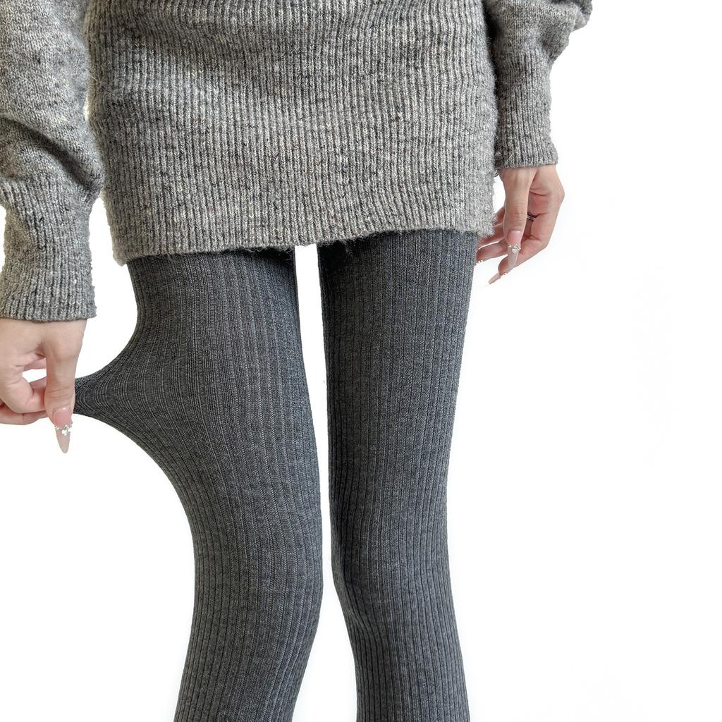 Women Tights Wool Cashmere Warm Thigh High Stockings Pantyhose Sexy Lingerie Hosiery Tight Pantyhose Leggings Autumn and Winter