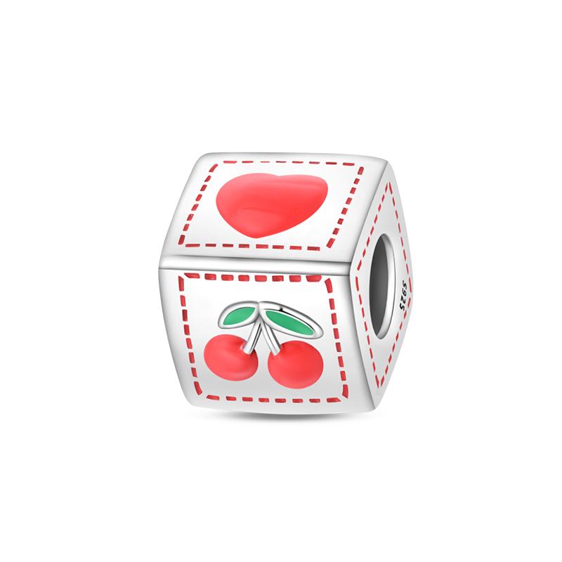 100% Copper Wedding Dress Flower Strawberry Snow Pear Watermelon Sweet 3Mm Charms Beads Pendants Diy Fine Jewelry