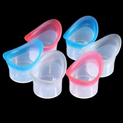 2 Peças Copo para Lavagem Ocular Silicone Reutilizável Macio Copo para Banho Ocular Copo para Lavagem Ocular Para Idosos Mulheres Homens Crianças Encaixe de Precisão Olho