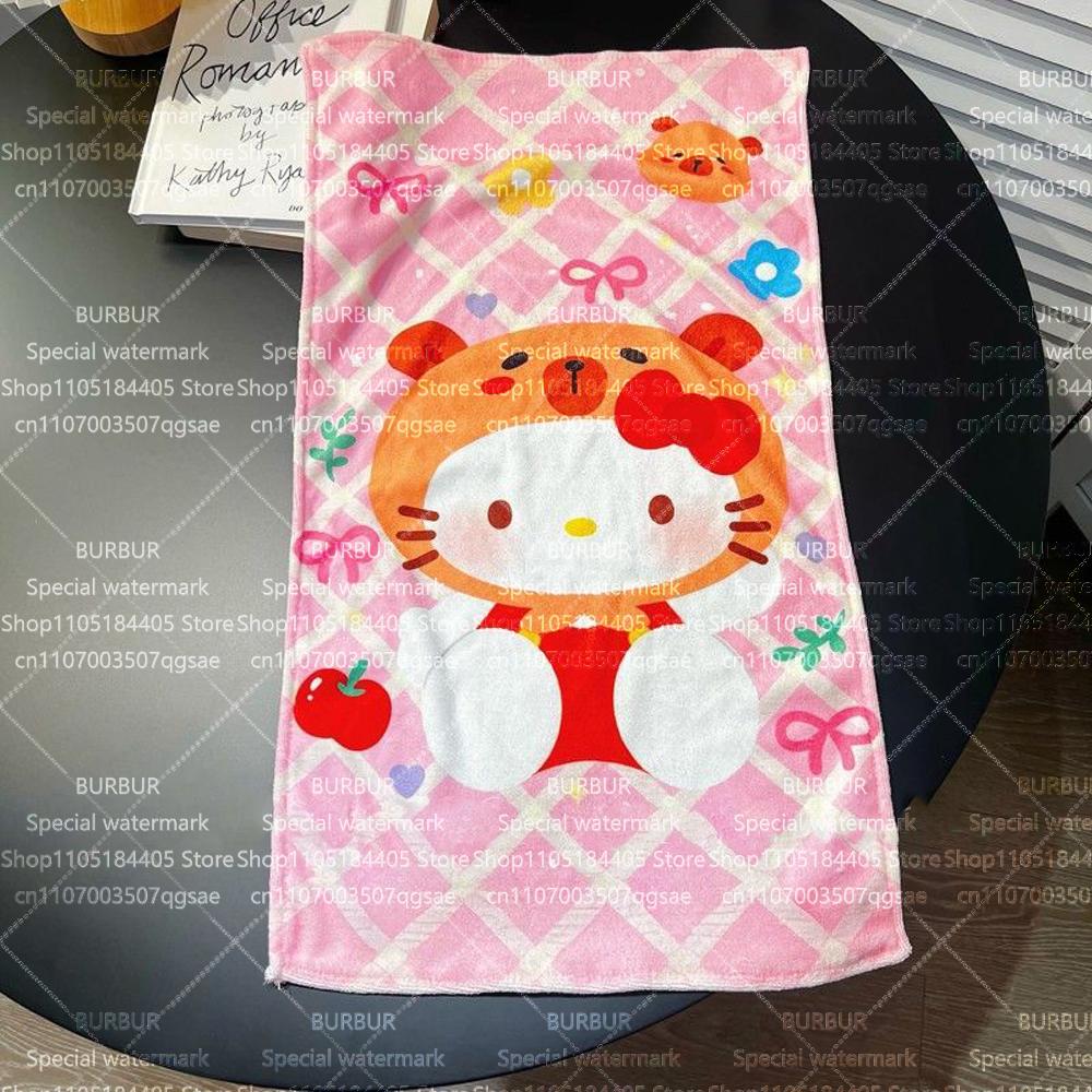 Cute Cartoon Transformed Cat-shaped Towel - Ultra-fine Fiber Face Towel for Children, Hand Towel, Face Wash Towel, Quick-drying