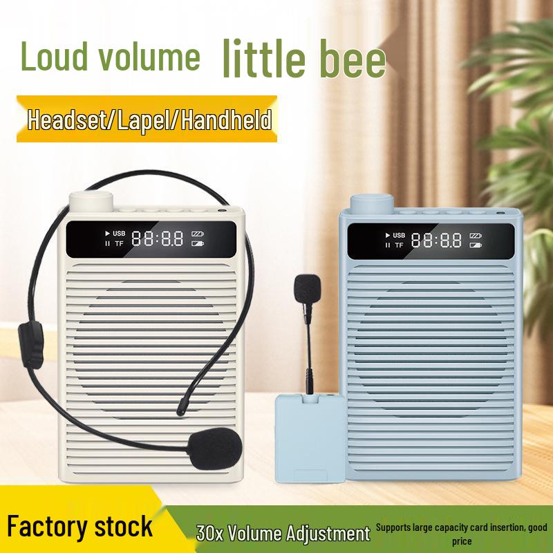 Little Bee Wireless Handheld & Head-mounted Speaker with Microphone