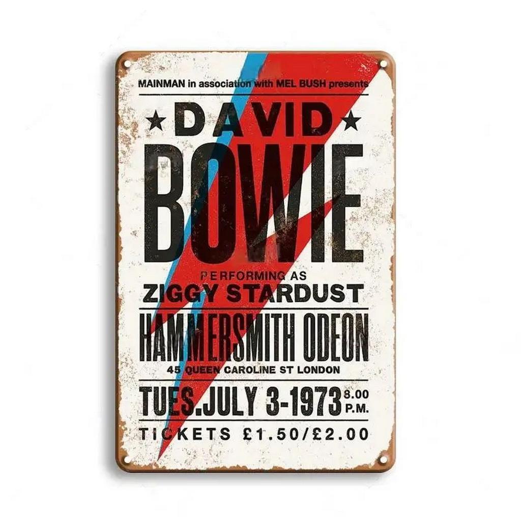 Music Bands Play Metal Tin Signs Plaque Wall Decoration Vintage Art Posters Iron Painting for Man Cave Home Cafe Garden Club Bar