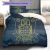 Brondby IF Pattern Bedding Home Decoration Birthday & Festival Gift (1 * duvet cover + 2 * pillowcase, without core)