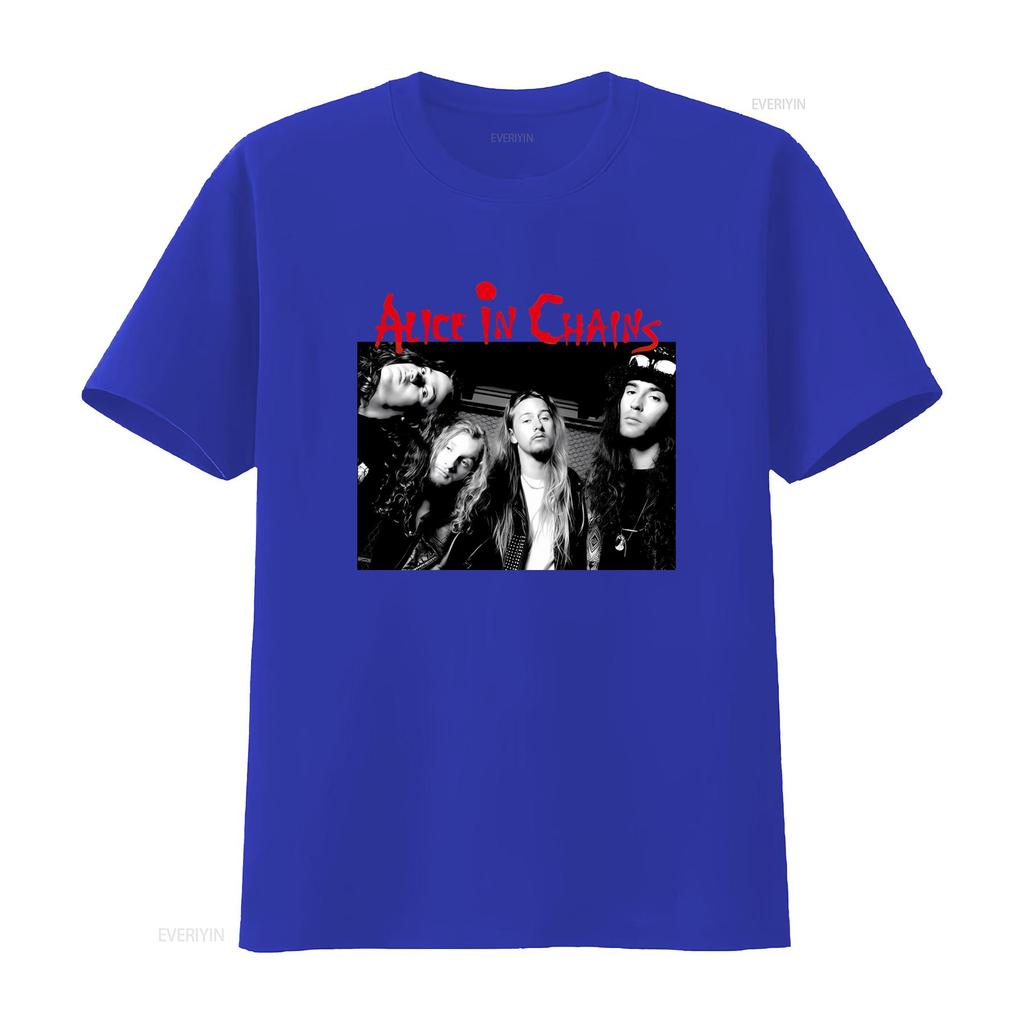 Classic Alice In Chains Band Print Men's T Shirt New Popular Sizes S 5XL Rock Style vintage Washed Versatile graphic Stylish