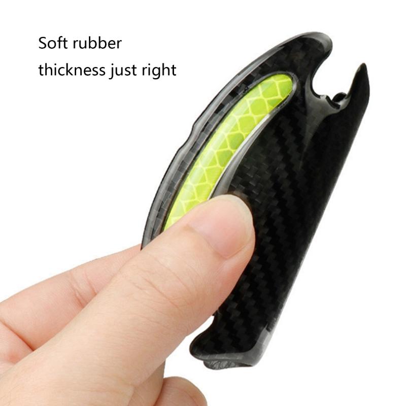 High Visibility Reflective Car Handle Protectors with Grip Texture Multipurpose Auto Door Handle 8pcs for Night Safety