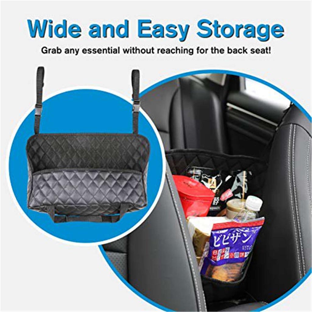 Suporte de Bolsa Para Carros Porta-Bolsa de Carro Suporte de Bolsa de Mão Entre os Assentos Acessórios de Armazenamento Para Mulheres Consoles e Organizadores Automotivos Internos Bolso de Rede Para